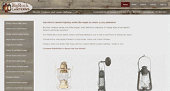 Desktop Screenshot of bigrocklanterns.com